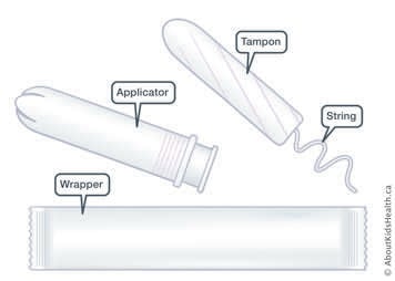 Components of a tampon